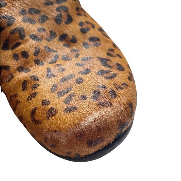 Dansko Olivia Calf Hair Leopard Print Shoes Size 39 - Picture 3 of 12